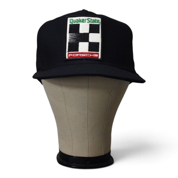 画像3: 【80’s】【ビンテージ】【Quaker State】【PORSCHE】【ポルシェ】【レーシング】【メッシュキャップ】【黒】フリーサイズ