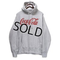 【チャンピオン】【Champion】【コカ・コーラ】【Coca-Cola】リバースウィーブ【REVERSE WEAVE】【プルオーバーパーカー】【霜降りグレー】【サイズL】 