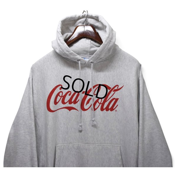 画像3: 【チャンピオン】【Champion】【コカ・コーラ】【Coca-Cola】リバースウィーブ【REVERSE WEAVE】【プルオーバーパーカー】【霜降りグレー】【サイズL】 