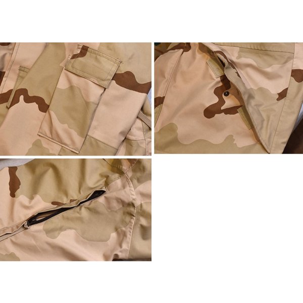 画像3: 【ほぼ未使用】【00’s】【U.S.ARMY】【デザートカモ】ゴアテックス【パーカー】フルジップジャケット【サイズM-R】 
