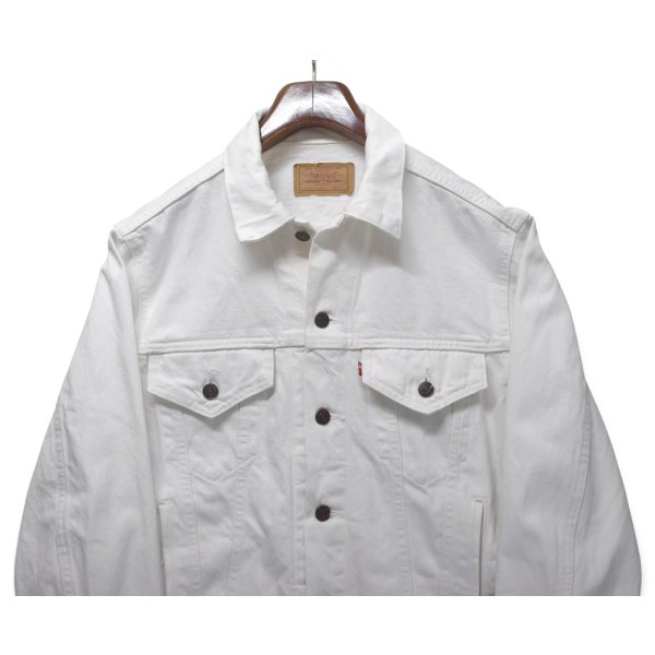 画像4: 【90’s】【ビンテージ】【USA製】【リーバイス】【Levi’s】【70506-0251】【ホワイトデニムジャケット】【サイズ44R】 