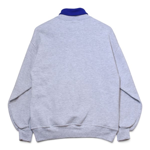 画像3: 【程度良好】【90’s】【ビンテージ】【USA製】【ジャージーズ】【JERZEES】【SUPER SWEATS】【グレー×青】【タートルネックスウェット】【サイズL】 