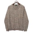 画像1: 【90’s】【USA製】ビンテージ【The Clubhouse Collection】【マルチカラー】【Vネックニットセーター】【サイズL】<br> (1)