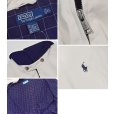 画像2: 【90’s】【ポロ ラルフローレン】【Polo Ralph Lauren】【アイボリー】【スイングトップ】【裏地チェック】【サイズXL】 (2)