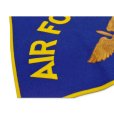 画像3: 【50’s】【ビンテージ】【U.S. ARMY AIR FORCES】USAF【フェルトマット】ペナント【青】雑貨<br> (3)