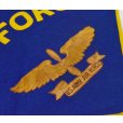 画像2: 【50’s】【ビンテージ】【U.S. ARMY AIR FORCES】USAF【フェルトマット】ペナント【青】雑貨<br> (2)