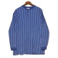 画像1: ビンテージ【CLAYBROOKE OUTDOORS】【ヘンリーネック】【ボーダー】【長袖Tシャツ】【青】【サイズL】 (1)