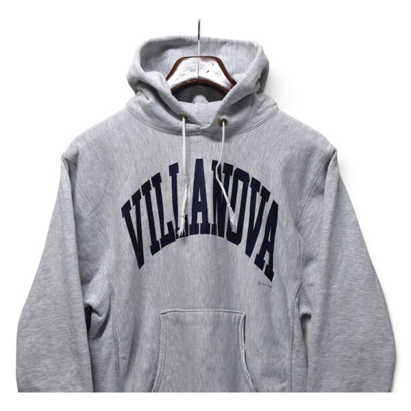 画像3: 【80’s】ビンテージ【USA製】【チャンピオン】【Champion】リバースウィーブ【REVERSE WEAVE】【VILLANOVA】【カレッジパーカー】プルオーバーパーカー【グレー】【サイズM】 