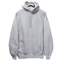 【90’s】【ビンテージ】【USA製】【ラッセル】【Russell】【無地】【プルオーバーパーカー】【霜降りグレー】【サイズXL】 