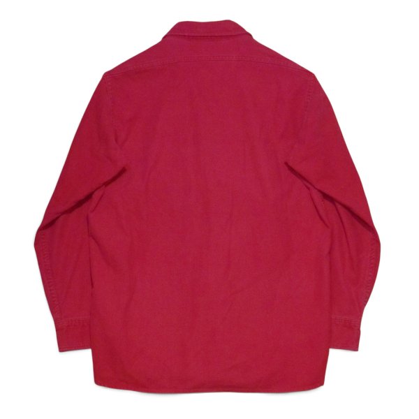 画像3: 【80’s】ビンテージ【USA製】【ウールリッチ】【Woolrich】【エンジ】【シャモアクロスシャツ】【サイズM】 