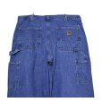 画像3: 【カーハート】【Carhartt】【デニム】ブルーデニム【ペインターパンツ】ルーズフィット【W36】<br> (3)