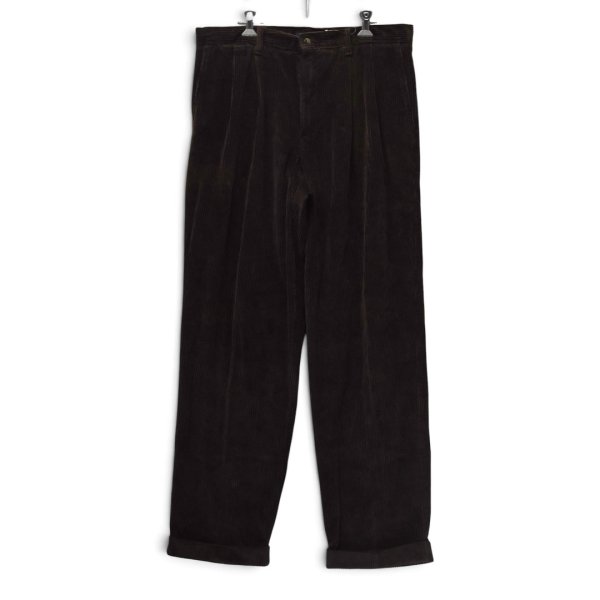 画像1: 【90’s】ビンテージ【ドッカーズ】【DOCKERS】【コーデュロイパンツ】【2タック】【ブラウン】【W34】 