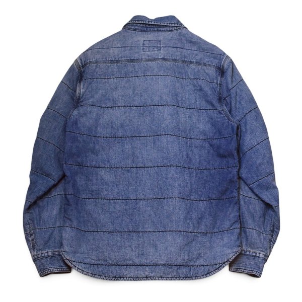 画像4: 【ラルフローレン】【Ralph Lauren】ポロ【Polo】【中綿入り】【デニムシャツジャケット】【裏地パッチワーク】【サイズXL】 