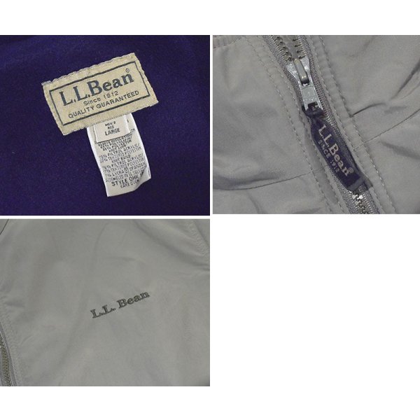画像2: 【00’s】ビンテージ【エルエルビーン】【L.L.Bean】【ジップアップジャケット】【カーキ】【裏地フリース】【サイズL】 