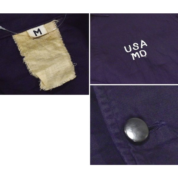 画像2: 【40’s】【ビンテージ】【U.S.ARMY】【メディカル】【コンバレセントジャケット】【USA MD刺繍】【サイズM】