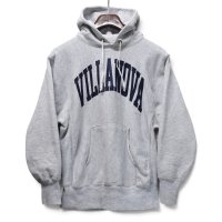 【80’s】ビンテージ【USA製】【チャンピオン】【Champion】リバースウィーブ【REVERSE WEAVE】【VILLANOVA】【カレッジパーカー】プルオーバーパーカー【グレー】【サイズM】 