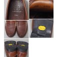 画像2: 【アレンエドモンズ】【Allen Edmonds】【Duke】【ブラウン】型押し【ペニーローファー】コインローファー【サイズ10 1/2】【Vibramソール】<br> (2)