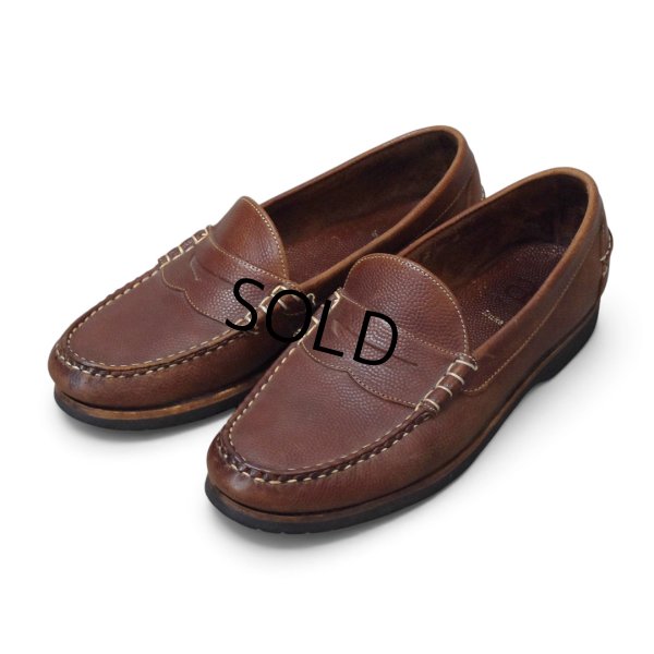画像3: 【アレンエドモンズ】【Allen Edmonds】【Duke】【ブラウン】型押し【ペニーローファー】コインローファー【サイズ10 1/2】【Vibramソール】 