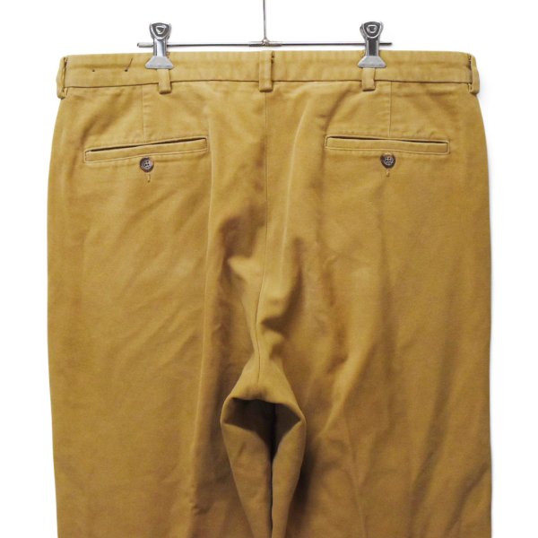 画像5: 【90’s】ビンテージ【ブルックスブラザーズ】【Brooks Brothers】【ベージュ】【2タック】【モールスキンパンツ】【W36】