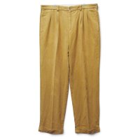 【90’s】ビンテージ【ブルックスブラザーズ】【Brooks Brothers】【ベージュ】【2タック】【モールスキンパンツ】【W36】