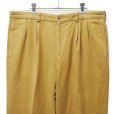 画像3: 【90’s】ビンテージ【ブルックスブラザーズ】【Brooks Brothers】【ベージュ】【2タック】【モールスキンパンツ】【W36】 (3)