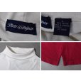 画像2: 【00’s~】【STARS&STRIPES】スターズ＆ストライプス【白×青×赤】【トリコロール】【タートルネック】【ロンT】【サイズL】<br> (2)