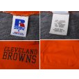 画像2: 【80’s~】ビンテージ【USA製】【ラッセル】【Russell】【CLEVELAND BROWNS】【NFL】【プルオーバーパーカー】【オレンジ】【サイズM】<br> (2)
