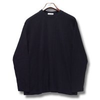 【ピエールカルダン】【pierrecardin】【クルーネック】ハリヌキ【長袖カットソー】【黒】【サイズL】 