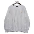 画像1: 【ラルフローレン】【Polo Ralph Lauren】【白】【前V】【無地】【スウェット】【サイズXL】<br> (1)