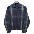 画像1: 【90’s】ビンテージ【ラルフローレン】【Ralph Lauren】【ブラックウォッチ】ネイビー【チェック柄】【ジップアップブルゾン】チンストラップ【コットン】薄手【サイズS】<br> (1)