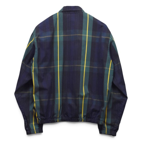 画像3: 【90’s】ビンテージ【ラルフローレン】【Ralph Lauren】【ブラックウォッチ】ネイビー【チェック柄】【ジップアップブルゾン】チンストラップ【コットン】薄手【サイズS】 