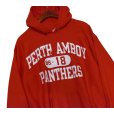 画像1: 【程度良好】【80’s】【USA製】ビンテージ【チャンピオン】【Champion】【REVERSE WEAVE】【PERTH AMBOY PANTHERS】【パーカー】【赤】【サイズXL】 (1)