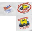 画像2: 【デッドストック】【90’s】【USA製】【ヘインズ】【Hanes】【Goodguys】【ROD AND CUSTOM ASSOCIATION】【ホットロッド】【両面プリント】【スウェット】【白】【サイズL】 (2)