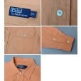 画像2: 【ポロ ラルフローレン】【Polo Ralph Lauren】【オレンジ】コットン×シルク 長袖シャツ【サイズS】<br> (2)