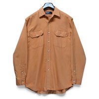 【ポロ ラルフローレン】【Polo Ralph Lauren】【オレンジ】コットン×シルク 長袖シャツ【サイズS】 