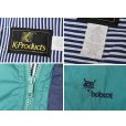 画像2: 【90’s】【ビンテージ】【USA製】【K-Products】ケープロダクツ【Bobcat】【企業ロゴ】【エメラルド】ジップアップブルゾン【サイズL】<br> (2)
