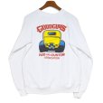 画像4: 【デッドストック】【90’s】【USA製】【ヘインズ】【Hanes】【Goodguys】【ROD AND CUSTOM ASSOCIATION】【ホットロッド】【両面プリント】【スウェット】【白】【サイズL】 (4)