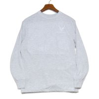 【90’s】【USA製】【ビンテージ】【SOFFE】【USAF】【バックプリント】【長袖Tシャツ】【グレー】【サイズS】 