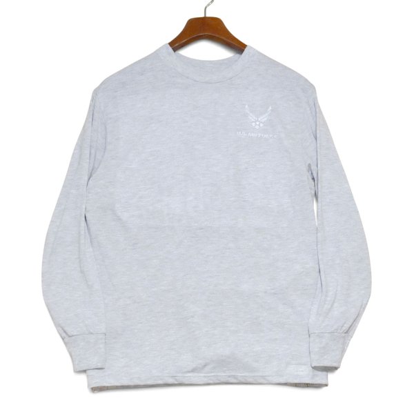 画像1: 【90’s】【USA製】【ビンテージ】【SOFFE】【USAF】【バックプリント】【長袖Tシャツ】【グレー】【サイズS】 