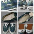 画像2: 【ほぼ未使用】【90’s】【USA製】ビンテージ【バンズ】【VANS】【オーセンティック】【ネルチェック】【緑×紺 チェック】24.0cm~24.5cm程度<br> (2)