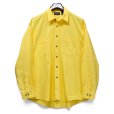 画像1: 【90’s】【ビンテージ】【USA製】【ランズエンド】【LANDS' END】【黄色】【コットンツイルシャツ】【サイズL】<br> (1)