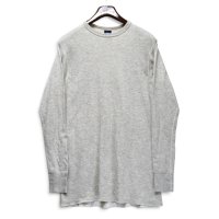 【90’s】ビンテージ【USA製】【Duofold】【霜降りグレー】【クルーネック】【ロングTシャツ】【サイズM】 