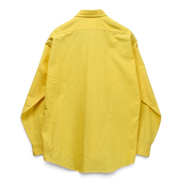 画像3: 【90’s】【ビンテージ】【USA製】【ランズエンド】【LANDS' END】【黄色】【コットンツイルシャツ】【サイズL】 