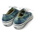 画像6: 【ほぼ未使用】【90’s】【USA製】ビンテージ【バンズ】【VANS】【オーセンティック】【ネルチェック】【緑×紺 チェック】24.0cm~24.5cm程度<br> (6)