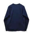 画像3: ビンテージ【USA製】【BAY SIDE】【ポケット付き】【長袖Tシャツ】【紺】【サイズL】 (3)