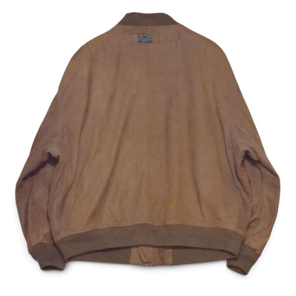 画像5: 【90’s】【トミーヒルフィガー】【TOMMY HILFIGER】【MA-1タイプ】【スエードレザージャケット】【ブラウン】【サイズXL】