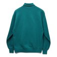 画像3: 【90’s】【ビンテージ】【USA製】【ラッセル】【Russell】【タートルネックスウェット】【エメラルドグリーン】【前V】【サイズL】<br> (3)