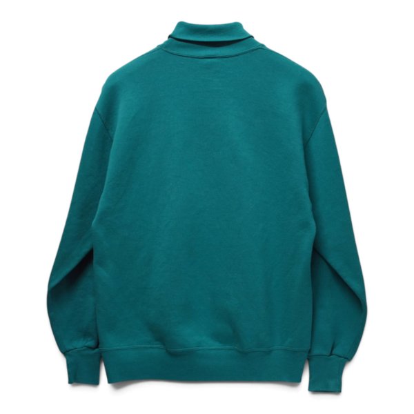 画像3: 【90’s】【ビンテージ】【USA製】【ラッセル】【Russell】【タートルネックスウェット】【エメラルドグリーン】【前V】【サイズL】 