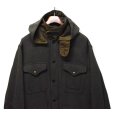 画像4: 【ポロ ラルフローレン】【Polo by Ralph Lauren】【ウール×ナイロンコート】【深緑】【フード付き】【サイズXL】<br> (4)