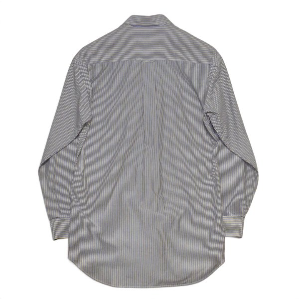 画像3: ビンテージ【ノーティカ】【nautica】【黄×グレー】【ピンストライプ】【ボタンダウンシャツ】【サイズS】